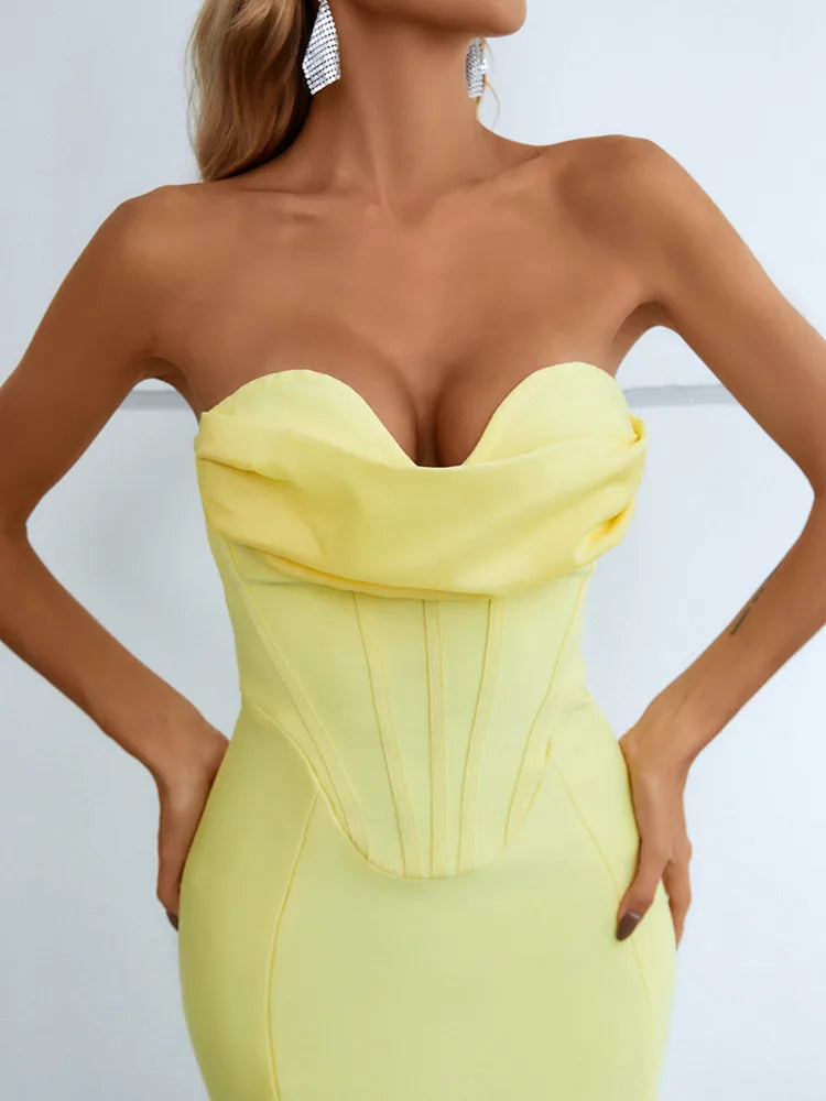 Vestido Midi Tomara que Caia