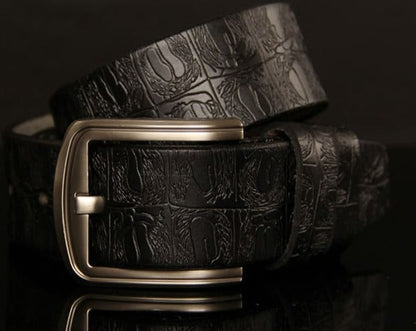 Cinto Country Masculino Couro Legítimo Modelo Rachado