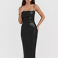 Vestido Midi de Couro
