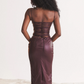 Vestido Midi de Couro