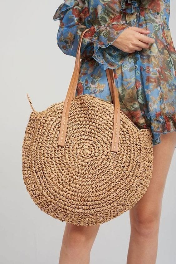 Bolsa de Ombro Palha