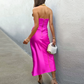 Vestido Longo de Cetim