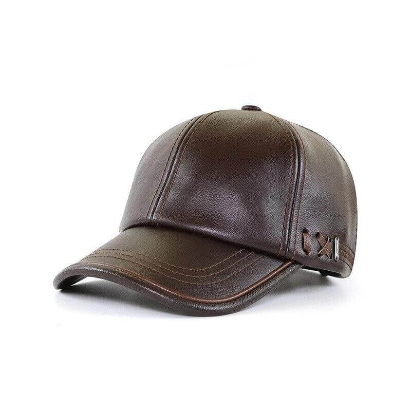 Boné De Couro Trucker