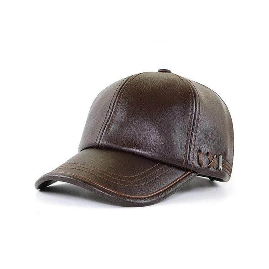 Boné De Couro Trucker