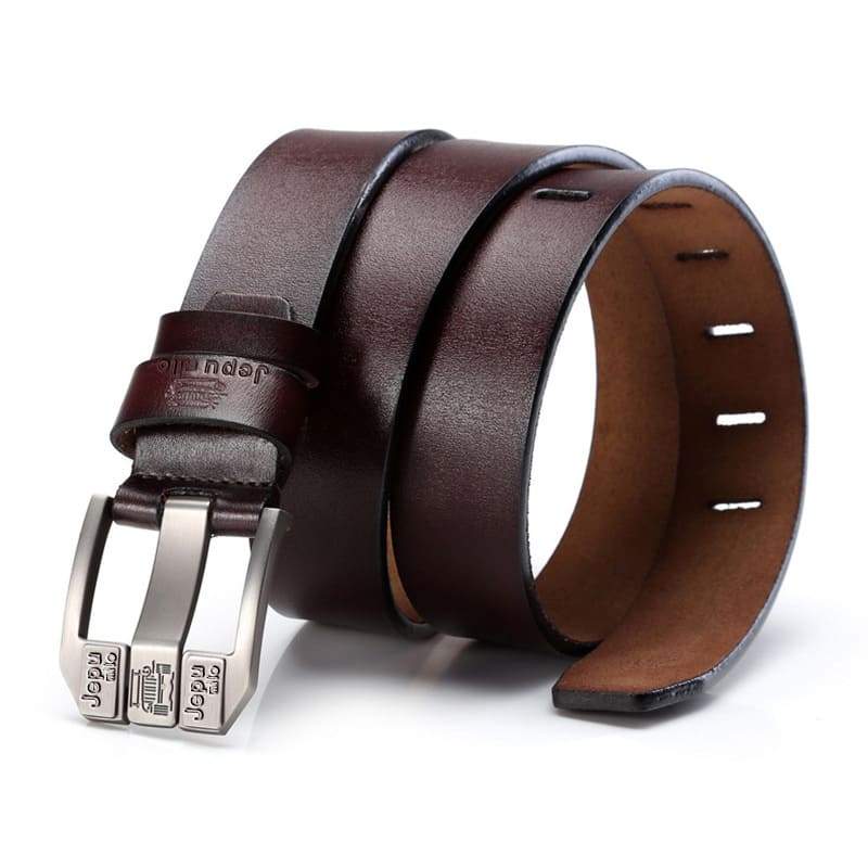 Cinto Masculino Social de Couro Genuíno Jeep Milo