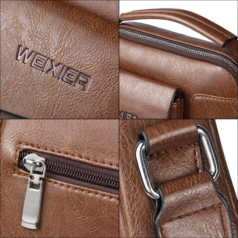 Bolsa Social Transversal de Couro