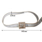 Cinto Feminino Transparente Perola e Strass