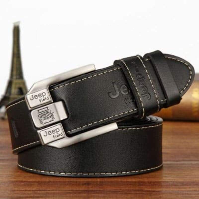 Cinto Masculino de Couro Ecológico Sintético Casual Jeep Field