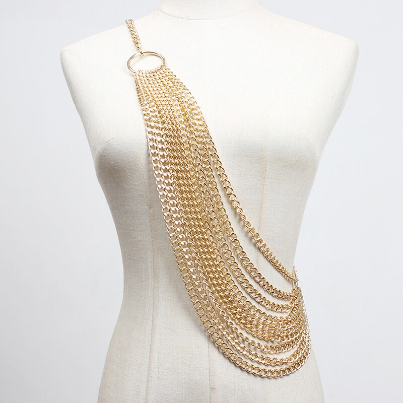 Cinto Feminino de Corrente Fashion