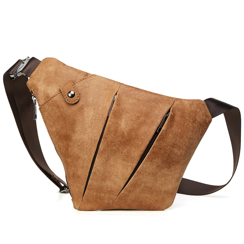 Bolsa Elegante transversal de Couro