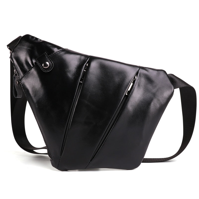 Bolsa Elegante transversal de Couro