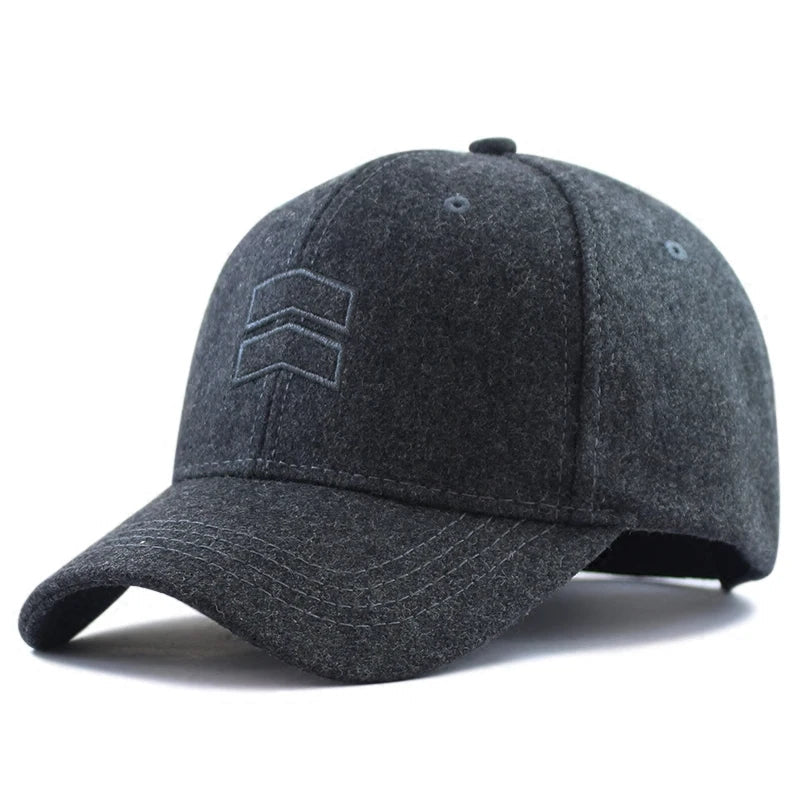 Boné de Lã Masculino Plus Size para Inverno