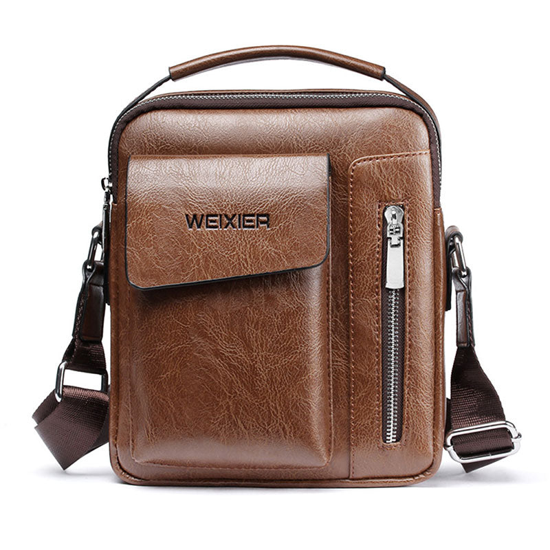 Bolsa Social Transversal de Couro