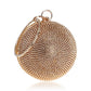 Clutch Redonda Pérola e Strass