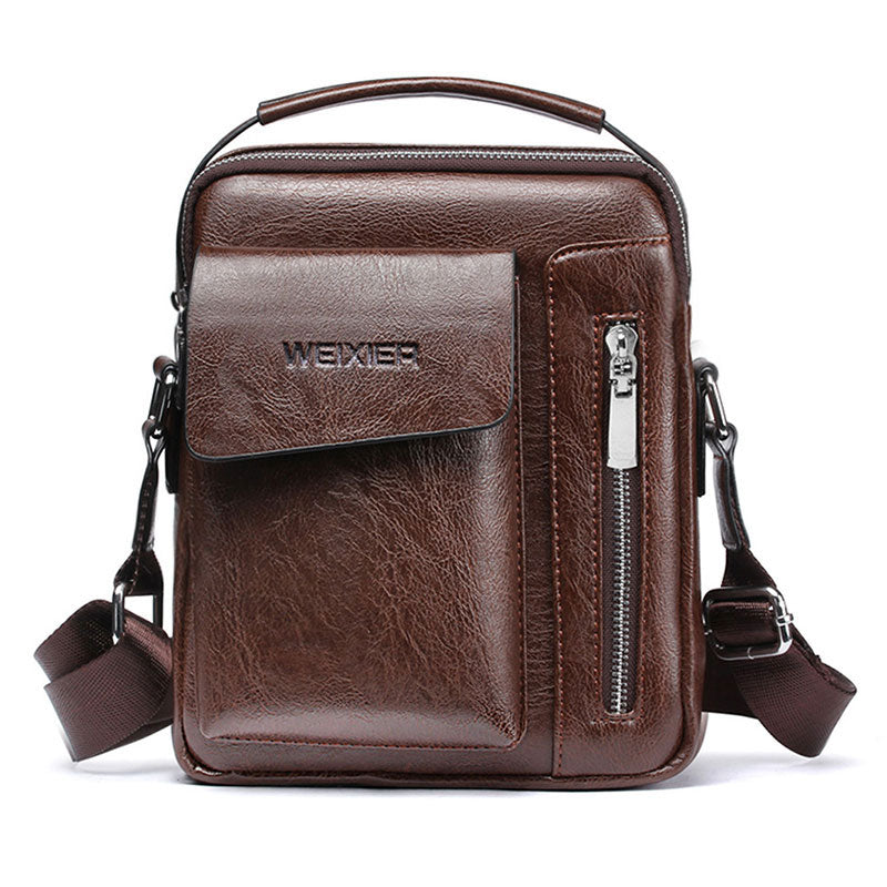 Bolsa Social Transversal de Couro