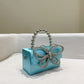 Mini Bolsa Strass Laço
