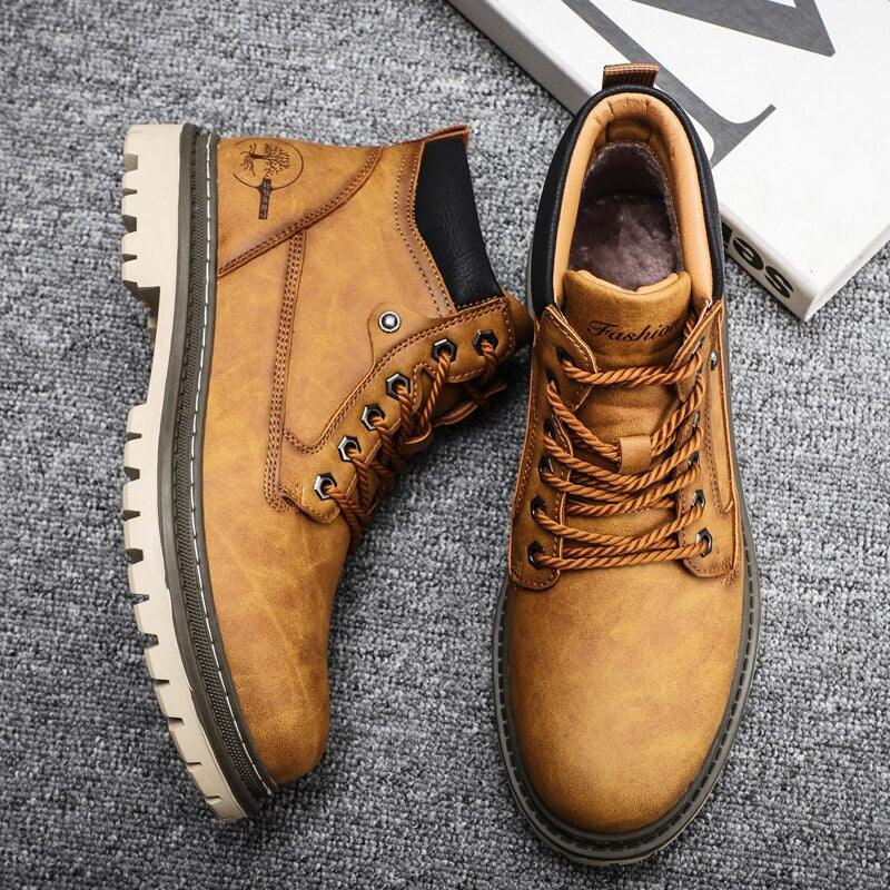Bota Militar de Couro