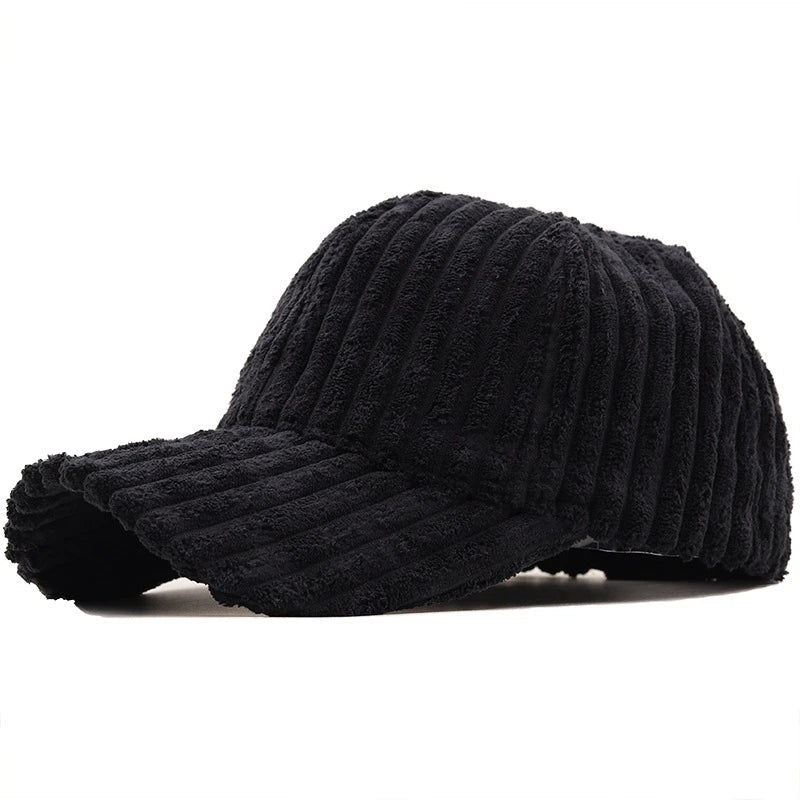 Boné de Veludo Masculino Snapback Estilo Moderno