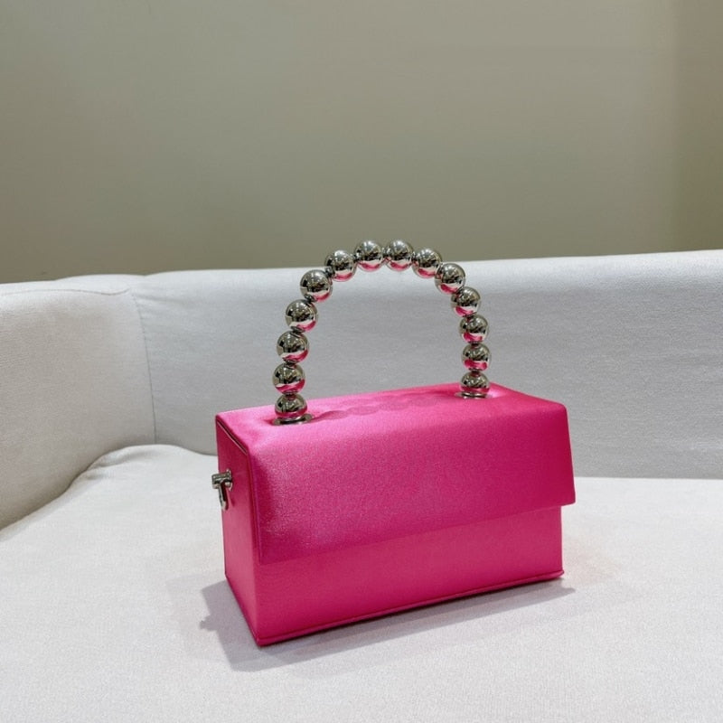 Mini Bolsa Strass Laço