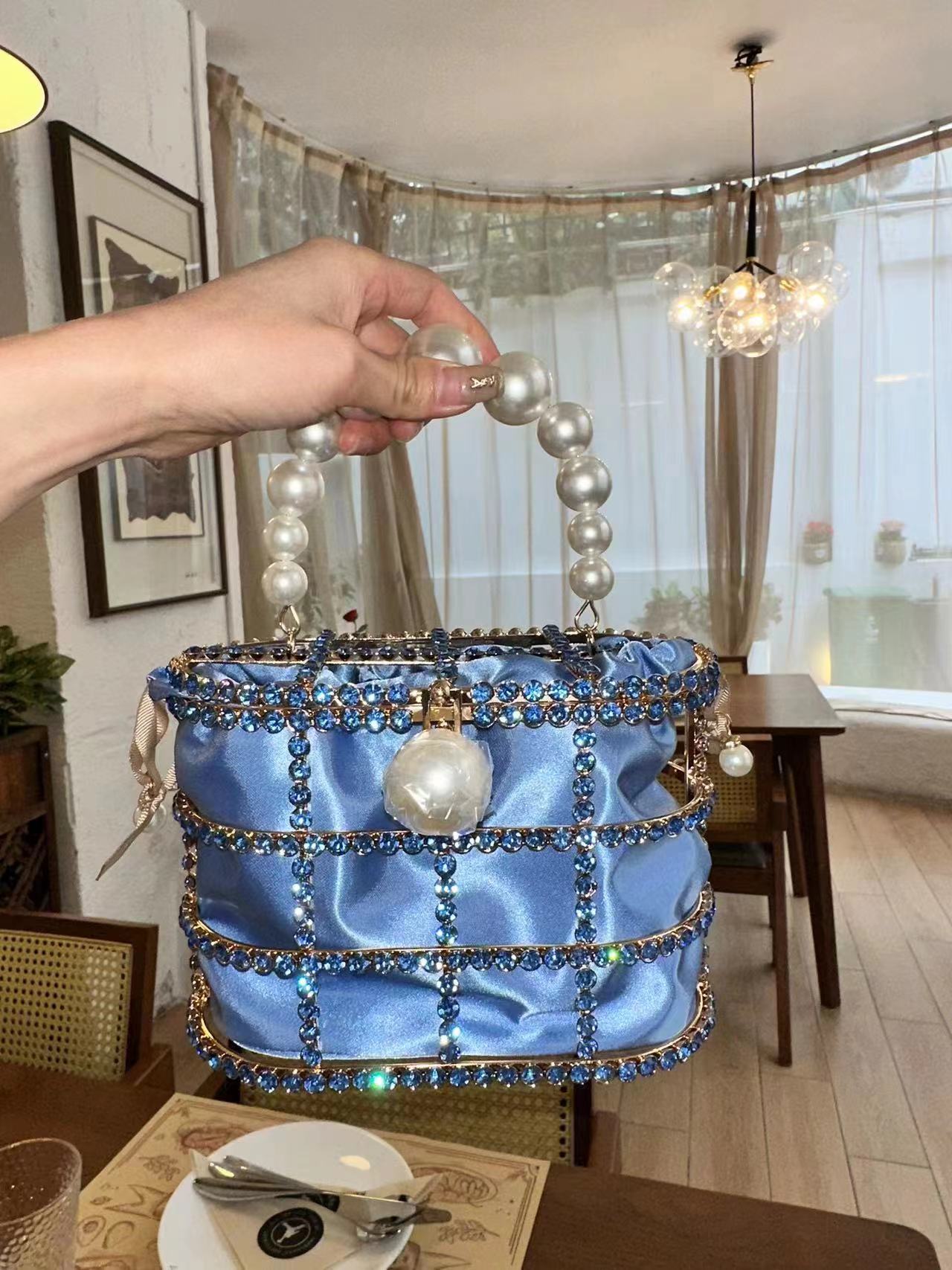 Bag de Balde Strass e Perola