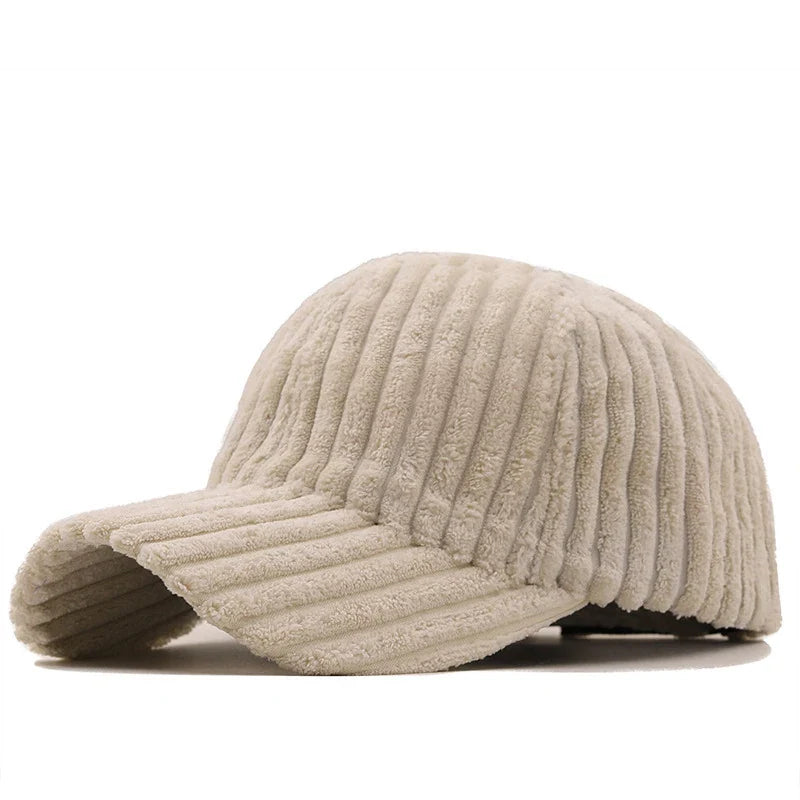 Boné de Veludo Masculino Snapback Estilo Moderno