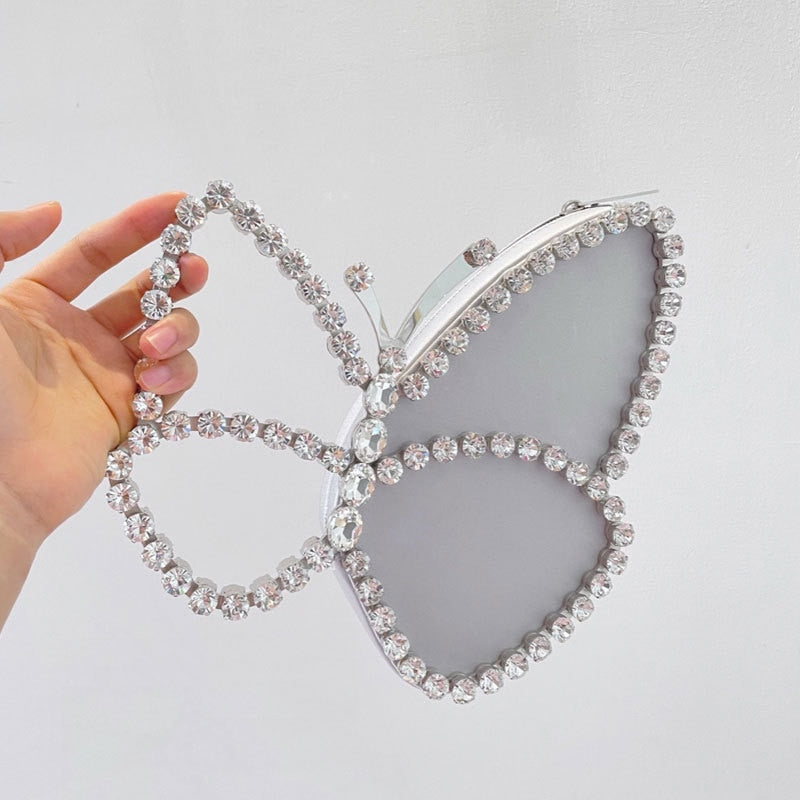 Bolsa Borboleta Strass