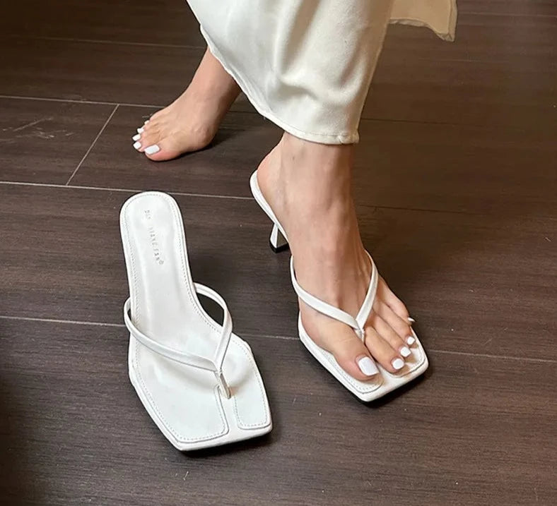 Sandália Feminina Minimalista Salto 