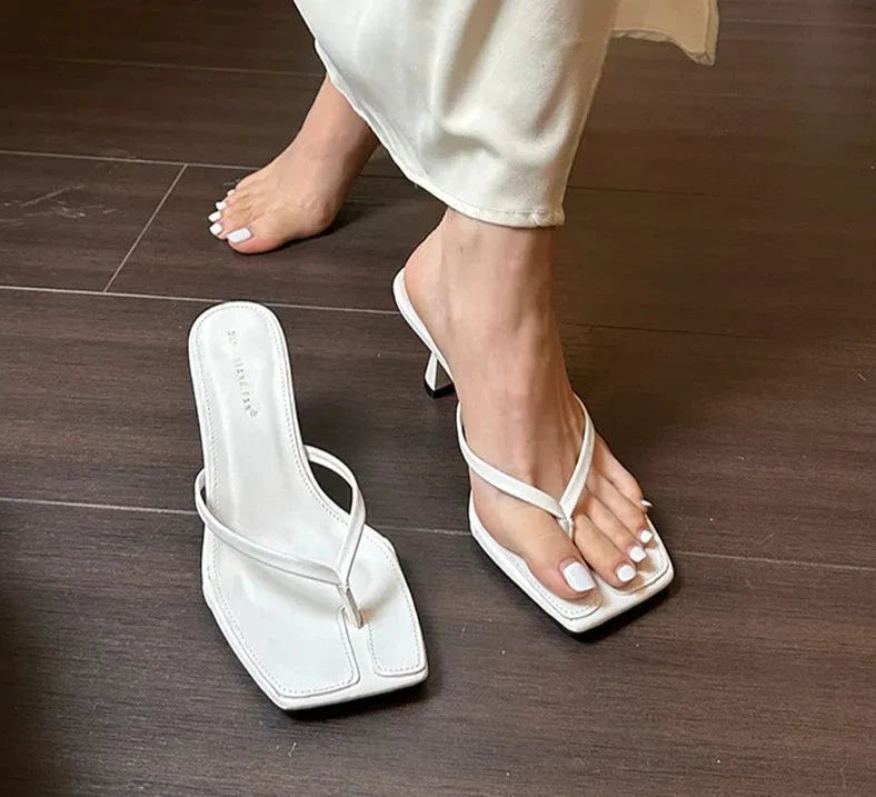 Sandália Feminina Minimalista Salto 