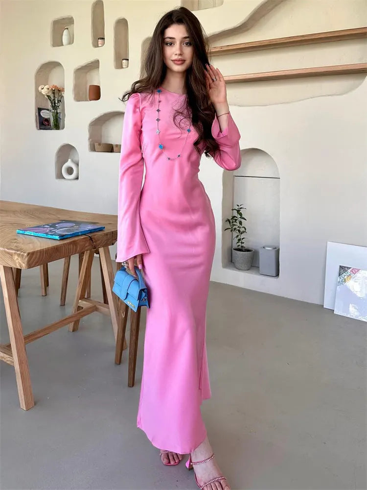 Vestido Maxi Cetim