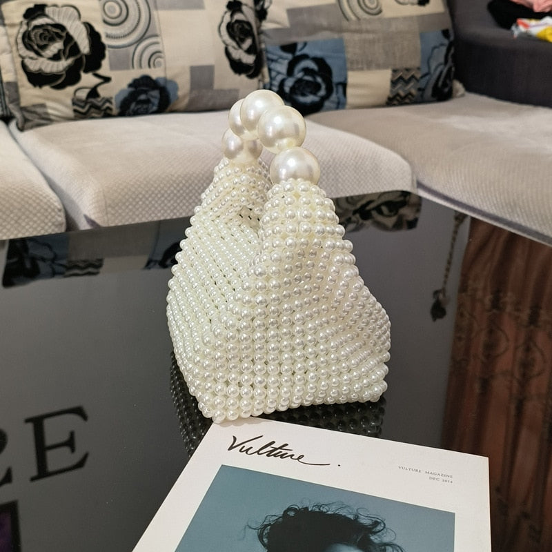  Bolsa Feminina de Pérolas