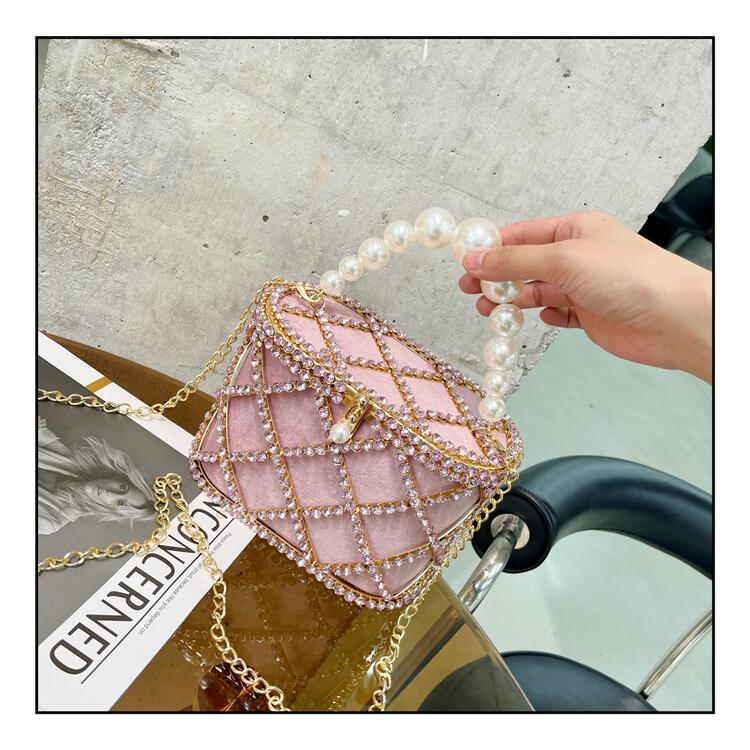 Bolsa de Balde Strass e Perola