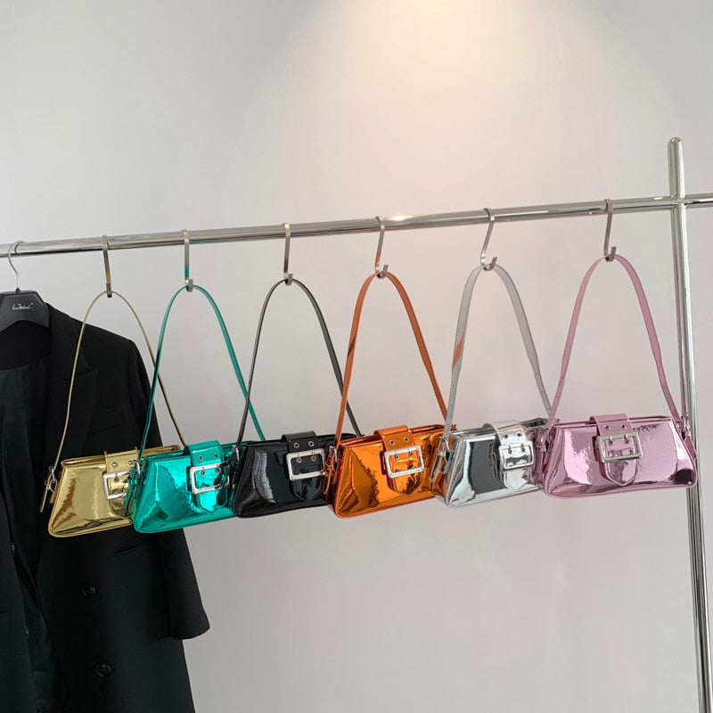 Bolsa Baguete Metalizada