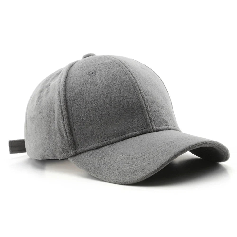 Boné de Beisebol Masculino em Cashmere