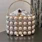 Bolsa de Balde Strass e Perola