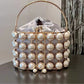 Bolsa de Balde Strass e Perola