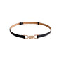 Cinto Couro Fino Feminino Fashion