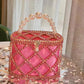 Bolsa de Balde Strass e Perola