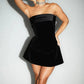 Vestido Evase Tomara que Caia