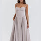 Vestido Longo Corset Retro 