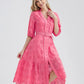   Vestido Laise Bordado com Cinto