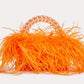  Bolsa Miçangas e Plumas