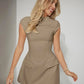 Vestido Curto Evase  