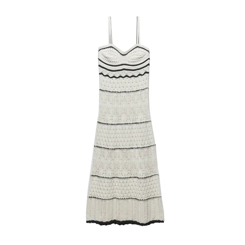  Vestido Tricô Longo