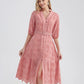  Vestido Laise Bordado com Cinto