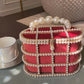 Bolsa de Balde Strass e Perola