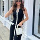 Vestido Maxi Botoes
