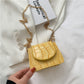 Bolsa Mini Bag de Couro Croc
