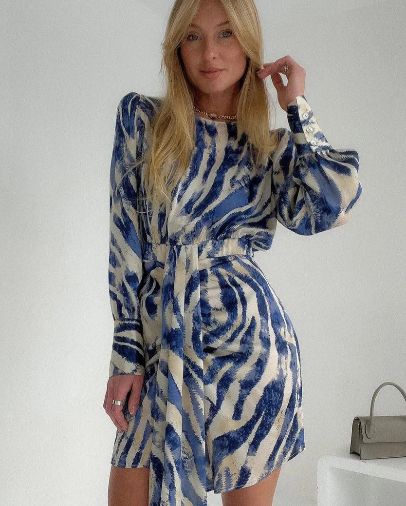 Vestido Vintage Manga Comprida