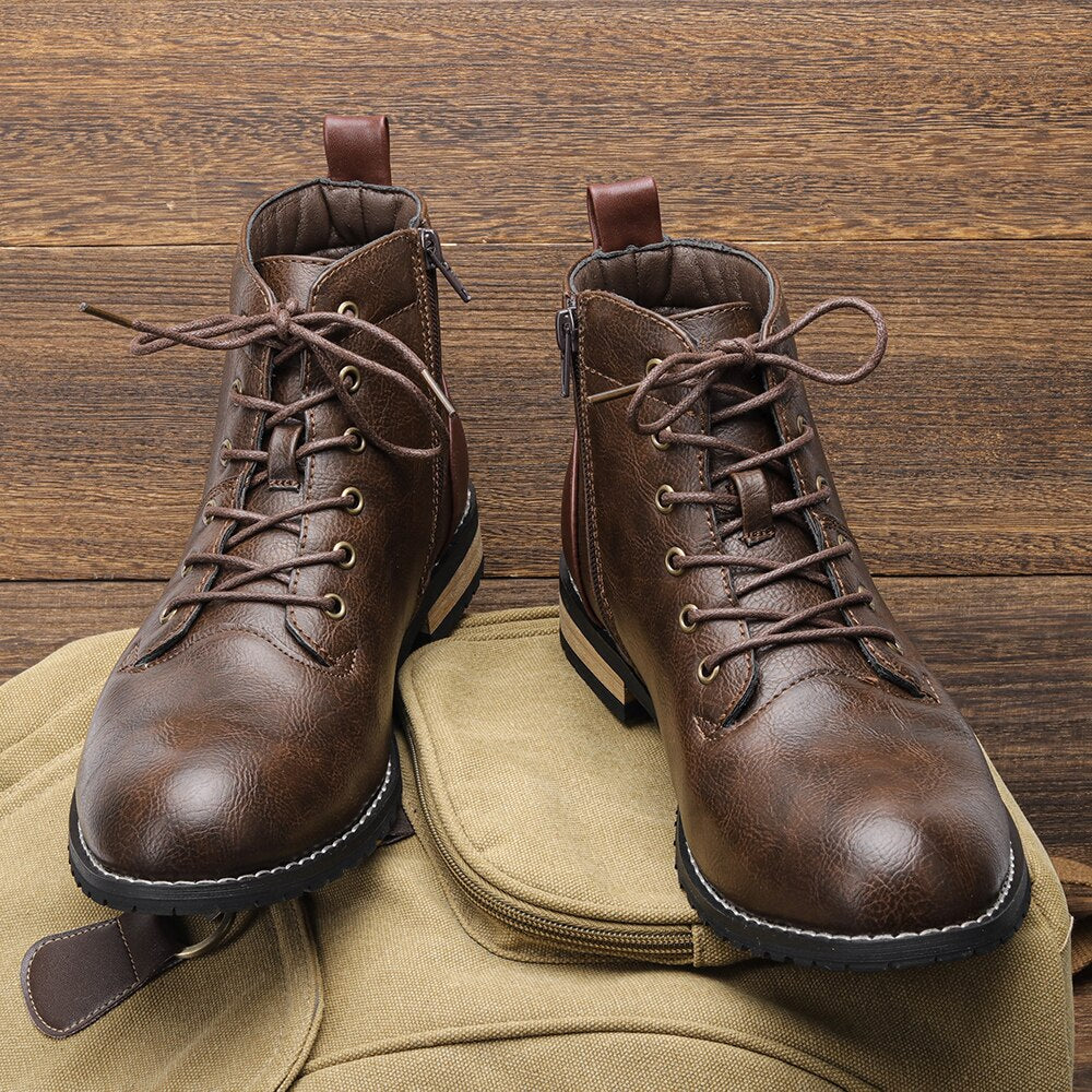 Bota Masculina Americana Retrô