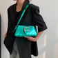 Bolsa Baguete Metalizada Verde